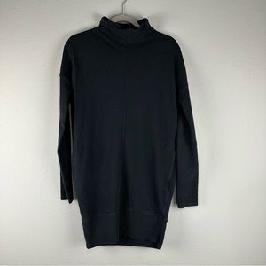 Lululemon Black Call For Cozy Long Sleeve Athleisure Dress Size 6